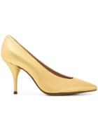 L'autre Chose Pointed Toe Pumps - Metallic