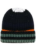 Sonia Rykiel Cable Knit Beanie - Multicolour