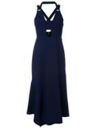Rebecca Vallance 'breakers' Apron Dress, Women's, Size: 10, Blue, Polyurethane