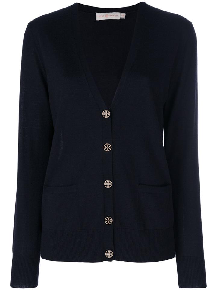 Tory Burch Madeline Cardigan - Blue