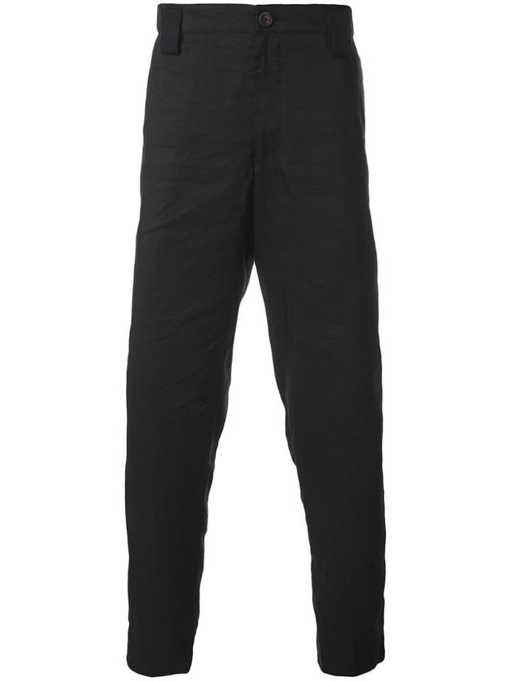 Ziggy Chen Side Stripe Trousers - Black