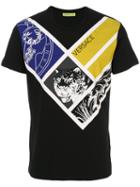 Versace Jeans - Printed T-shirt - Men - Cotton/spandex/elastane - S, Black, Cotton/spandex/elastane