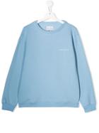 Chiara Ferragni Kids Embroidered Eye Jumper - Blue