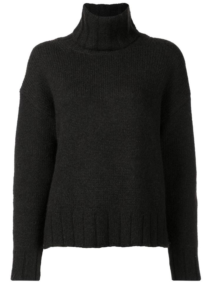 Nili Lotan Turtleneck Jumper, Women's, Size: Xs, Black, Wool/yak/polyamide