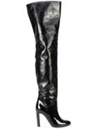 Francesco Russo Over-the-knee Boots - Black