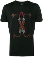 Fendi Crystal Snake T-shirt - Black