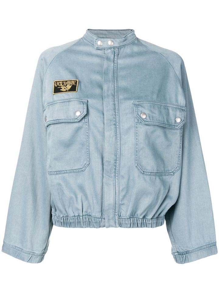 Zadig & Voltaire Elasticated Hem Jacket - Blue