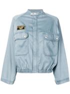Zadig & Voltaire Elasticated Hem Jacket - Blue