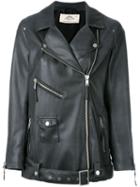 Urbancode Leather-effect Jacket, Women's, Size: 10, Grey, Polyurethane/polyester