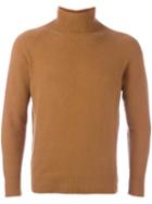 Barena Raglan Sleeve Jumper, Men's, Size: Large, Brown, Cashmere/virgin Wool