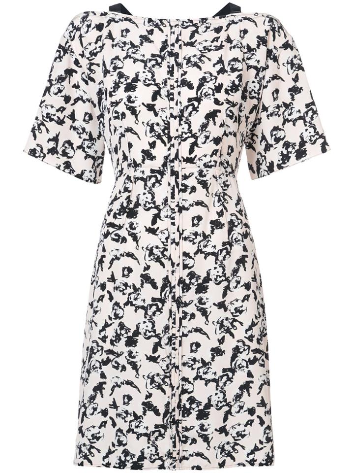 Proenza Schouler Short Sleeve Dress - Pink & Purple