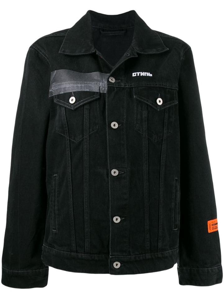 Heron Preston Embroidered Detail Jacket - Black