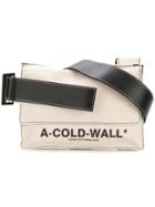 A-cold-wall* Logo Print Shoulder Bag - Nude & Neutrals