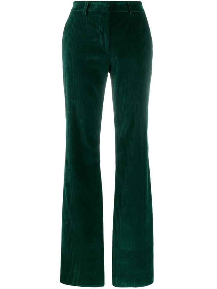 Etro Corduroy Flared Trousers - Green