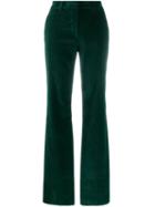 Etro Corduroy Flared Trousers - Green