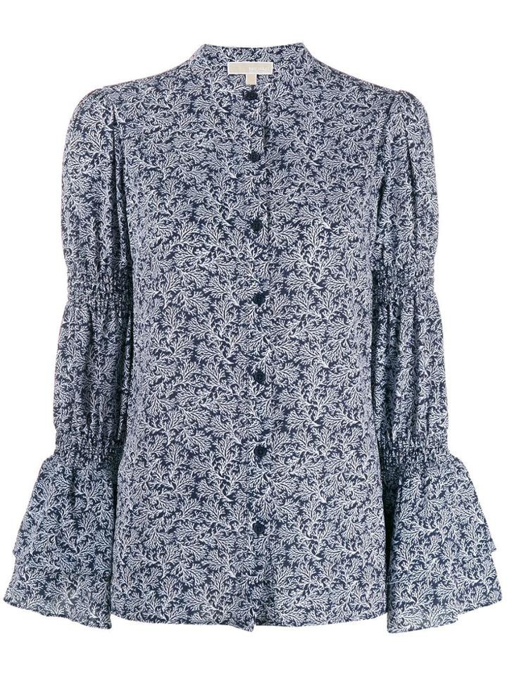 Michael Michael Kors Printed Blouse - Blue