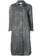 A Diciannoveventitre Buttoned Long Coat - Grey