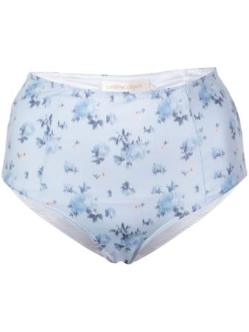 Love Shack Fancy Mason Bikini Bottoms - Blue