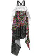 Ssheena Draped Floral Dress - Multicolour
