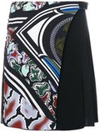 Versace Side Pleated Skirt - Black
