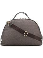 Borbonese Printed Shoulder Bag - Brown