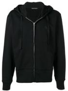 Acne Studios Ferris Zip Face Hooded Sweatshirt - Black