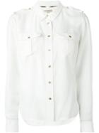 Burberry Brit Classic Shirt, Women's, Size: M, White, Silk