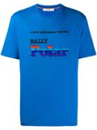 Bally Logo Print T-shirt - Blue