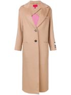 Hilfiger Collection Oversized Single-breasted Coat - Nude & Neutrals