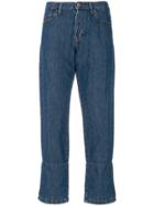 Marni Printed Lining Jeans - Blue