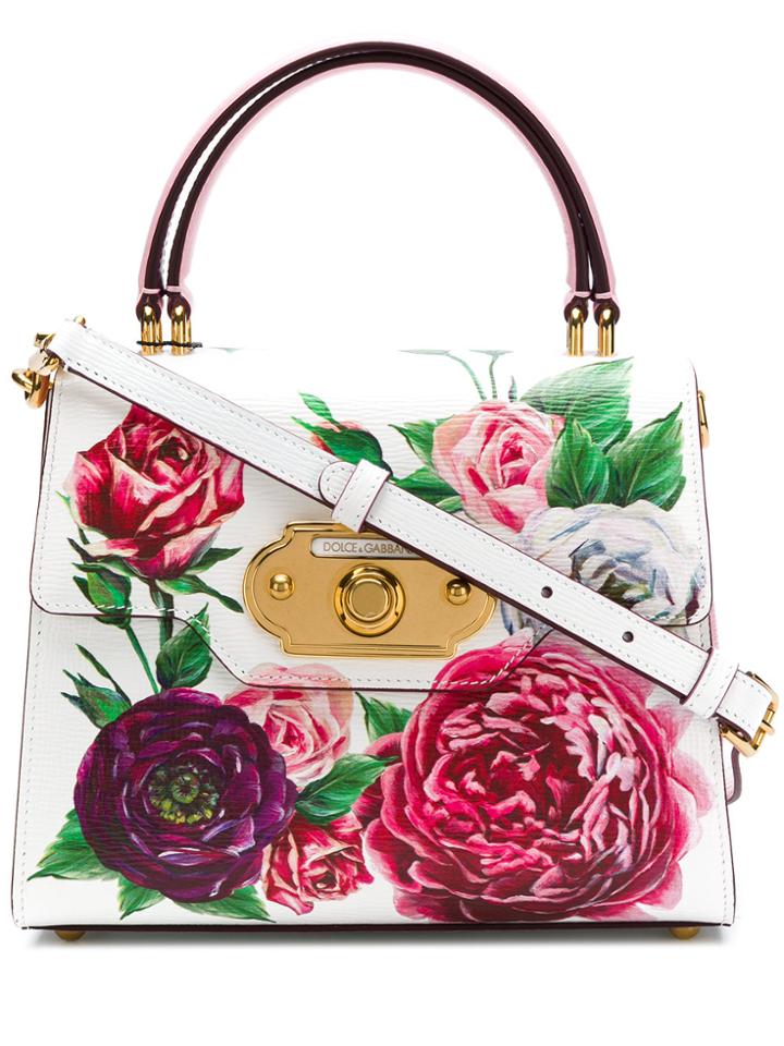 Dolce & Gabbana Welcome Floral-print Tote - Multicolour