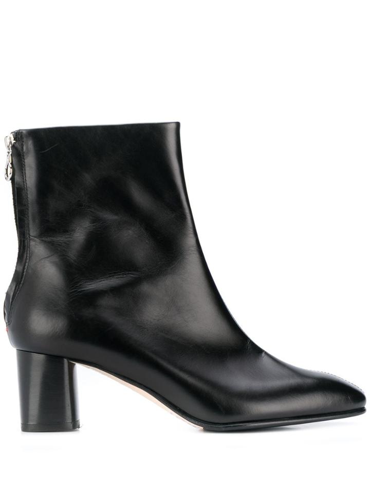 Aeyde Pointed Ankle Boots - Black