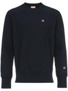 Champion Blue Reverse Weave Terry Cotton Sweatshirt