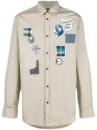 Dsquared2 Boy Scout Badge Shirt - Neutrals