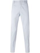Dondup Striped Chino Trousers, Men's, Size: 30, Blue, Cotton/spandex/elastane