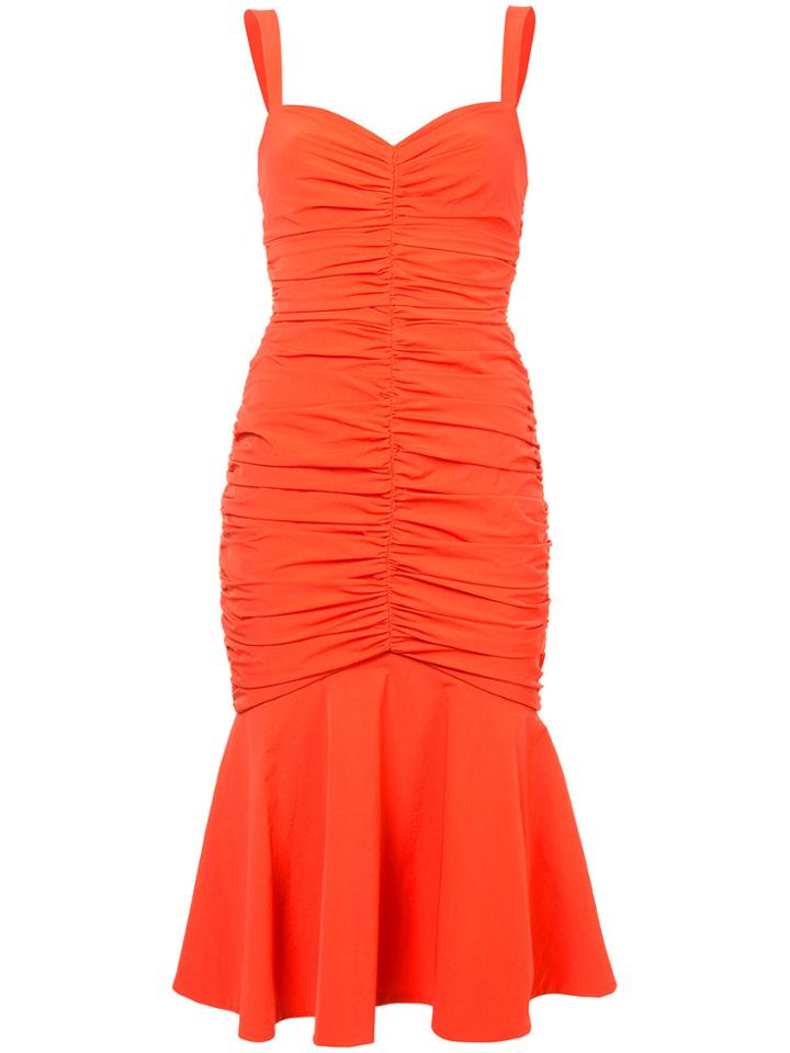 Rebecca Vallance Bresica Midi Dress - Yellow & Orange