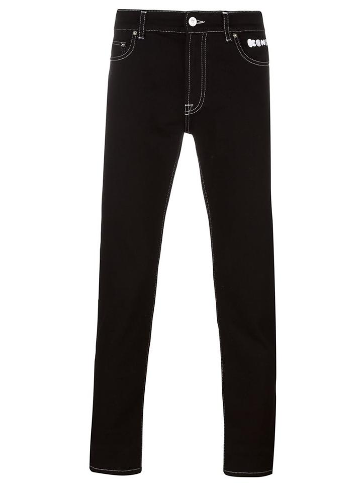 Kenzo Straight-leg Jeans, Men's, Size: 30, Black, Cotton/spandex/elastane