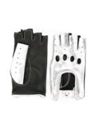 Manokhi - Fingerless Gloves - Women - Calf Leather - 7.5, Black, Calf Leather