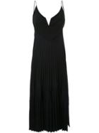 Christopher Esber 'valentina Memphis' Pleat Dress, Women's, Size: 6, Black, Polyester/spandex/elastane
