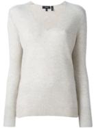 Theory V-neck Sweater, Women's, Size: Small, Nude/neutrals, Cashmere