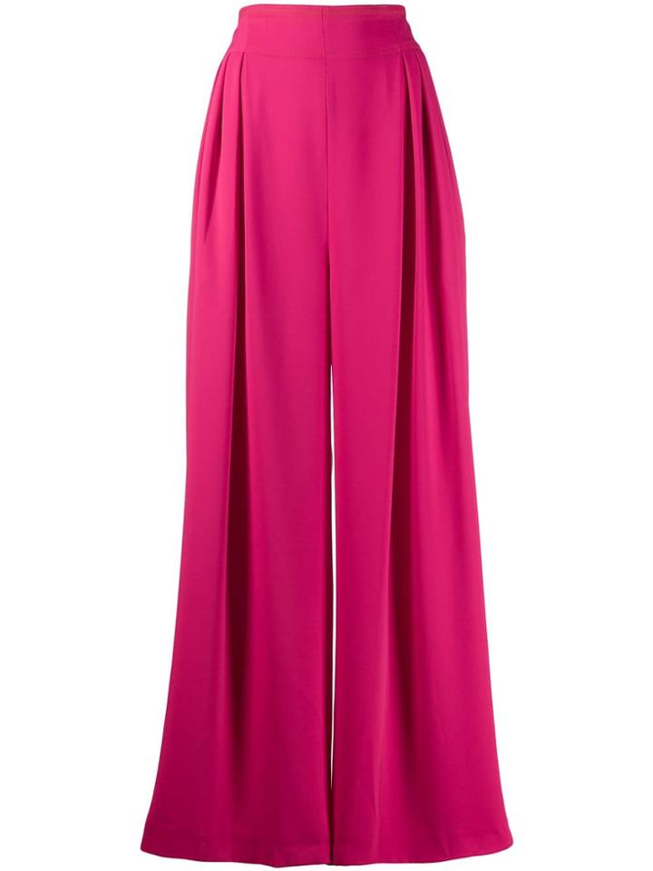 Koché Classic Palazzo Trousers - Pink