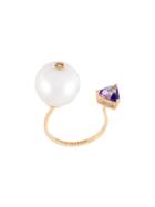 Delfina Delettrez 'trillion' Diamond Ring - Metallic