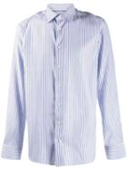 Eton Long Sleeve Striped Shirt - Blue