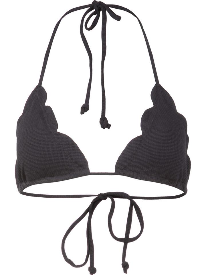 Marysia Broadway Triangle Bikini Top - Black