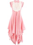 Jw Anderson Handkerchief Hem Dress - Pink