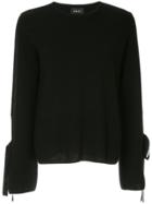 G.v.g.v. Milano Ribber Bow Knit Sweater - Black