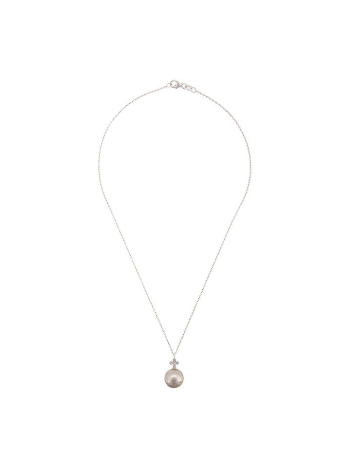 Loree Rodkin 18kt Gold Tahitian Pearl Necklace - Grey