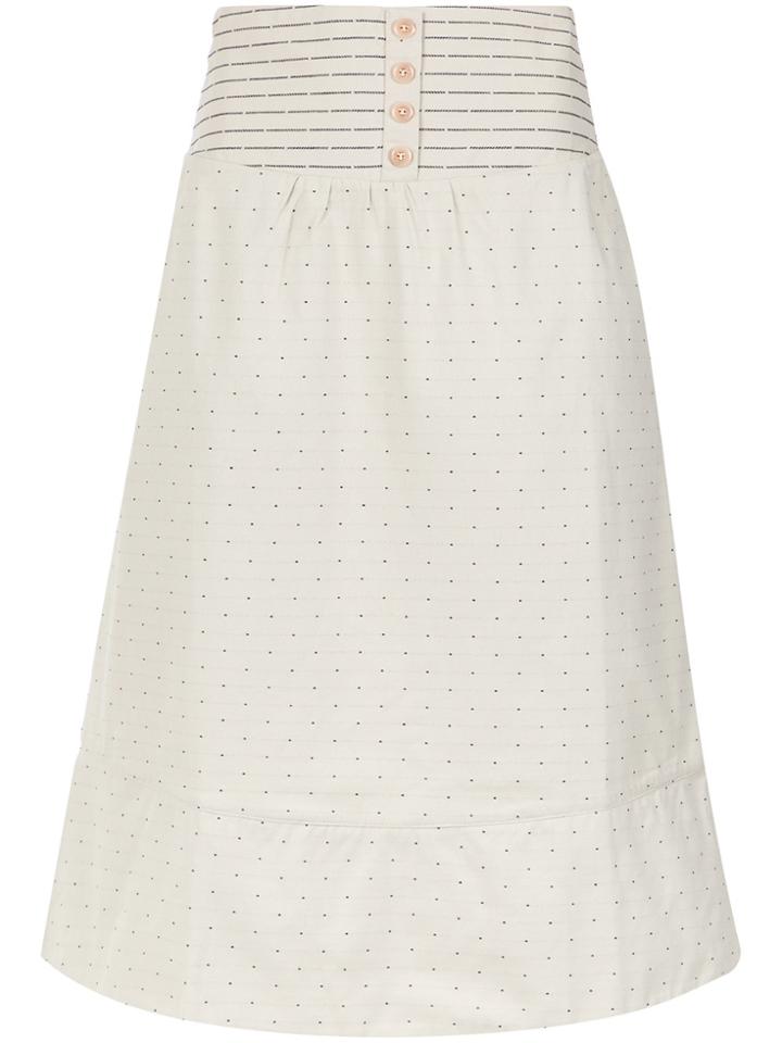 Lilly Sarti Polka Dot Midi Skirt - Nude & Neutrals