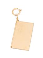 Sophie Hulme Envelope Bag Charm - Metallic
