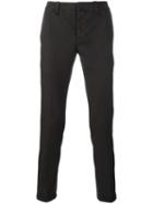 Dondup Slim-fit Tailored Trousers, Men's, Size: 33, Brown, Cotton/polyester